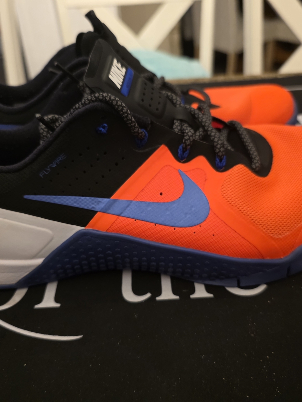 Nike MENS Orange and Blue Training Sneakers